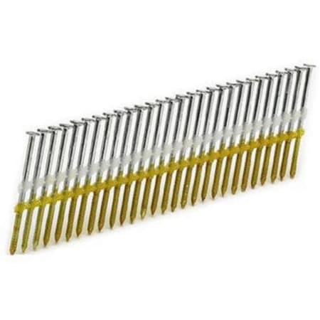 Captain Cold 15 gal Smooth Shank Angled Strip Framing Nails, 2 x 0.113 in. Dia., 5000PK CA1679351
